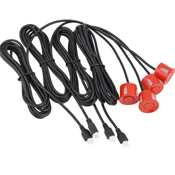 

4 Pcs Buzzer 2.5cm Car Parking Sensor Kit Reverse Backup Radar Sound Alert Indicator Probe System Car Accessories