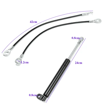 

For Isuzu New D-MAX Rodeo 2012 - 2017 Car Interior Rear Trunk Tailgate Boot Gas Shock Lift Struts Strut Support Rod Arm Bars