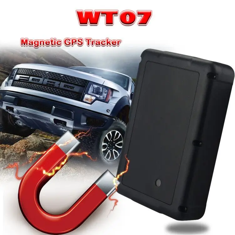 Автомобиль gps трекер WT07 гео-забор сигнализации водостойкий долгое время ожидания
