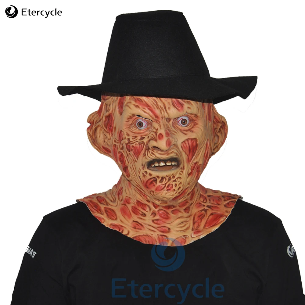 

Horror mask Party cosplay Freddy Krueger Halloween masks Adult carnival revel Competition scene focal point Halloween decoration
