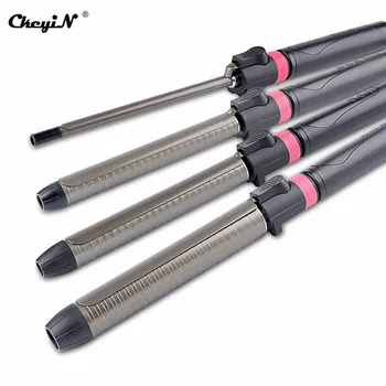 

Professional Ceramic Hair Curler Rotating Curling Iron Wand Curling Irons LCD Wand curlers 110-240V Temperature Adjustment Clip