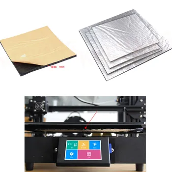 

1PC 200mm/300mm Foil Self-adhesive Cotton pad mechanical Heating Bed Heat Insulation Sticker 7mm Thickness for 3d Printer