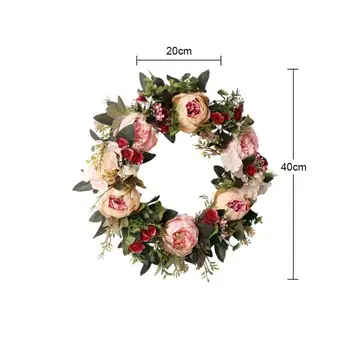 

Imitation peony wreath wedding lintel flower ornaments