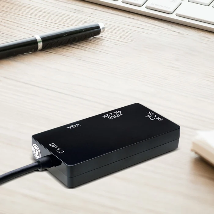 DP 1,2 V постоянного тока до DVI VGA HDMI 4K адаптер 3-в-1 Многофункциональный переходник для компьютера ПК проектор xk88