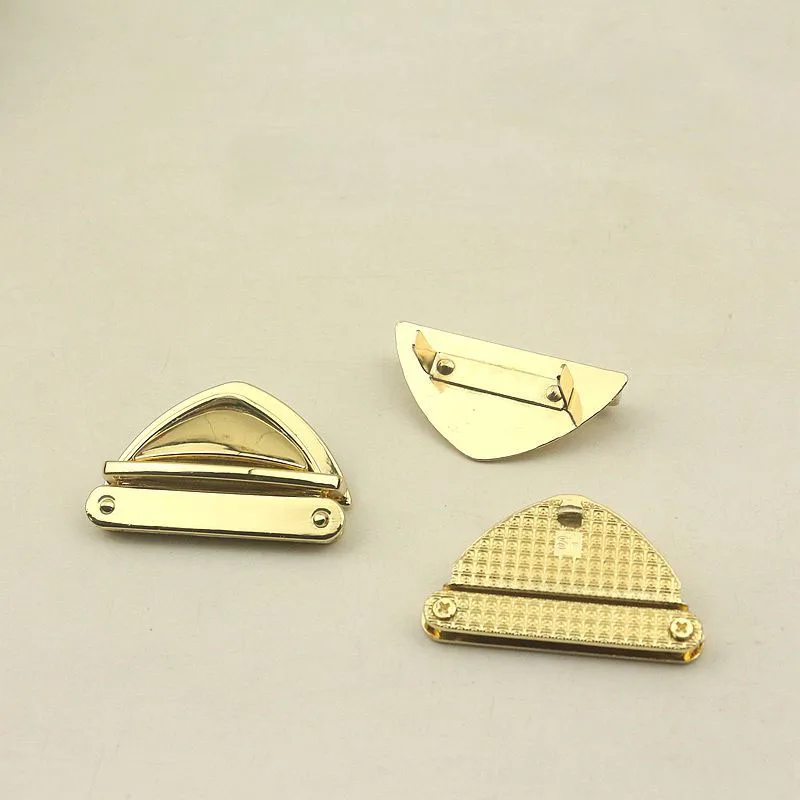 10Pcs Metal Heavy Duty Push Lock Clasp Tongue Lock Leather Craft Women Bag Purse Handbag Shoulder Bag Closure DIY Accessories