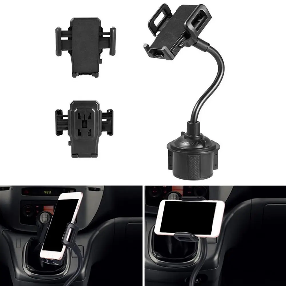 Автомобильный держатель для телефона, подставка, вращающаяся, поддержка, противоскользящая, для мобильного телефона, 360 градусов, крепление на приборную панель, gps навигация для телефонов от 3," до 6"