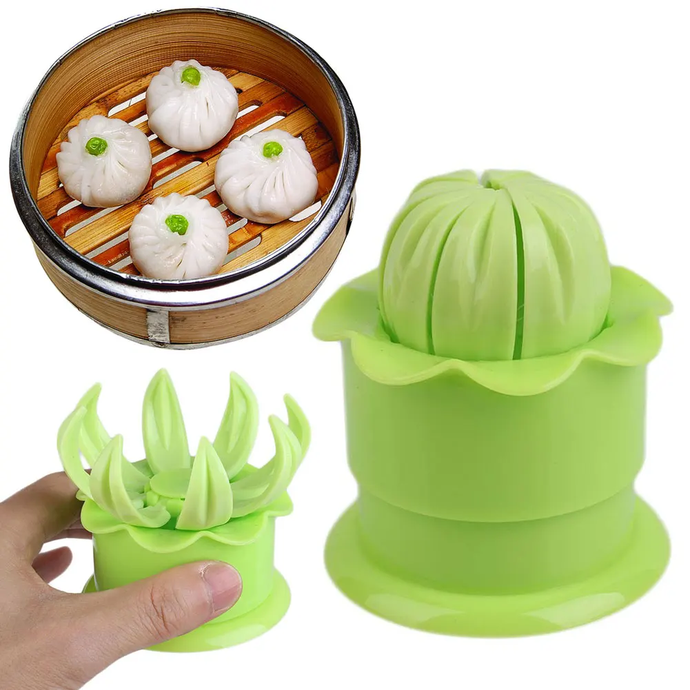 Булочная форма китайский Baozi Maker Dim Sum Shaper кухонный инструмент для выпечки DIY зеленый