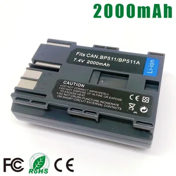 

BP-511A BP-511 BP 511 511A 512 BP511 BP511A BP-512 Battery For Canon EOS 300D 50D 40D 30D 20D 5D MV300i 10D L10 G6 G5 G3 G2 G1