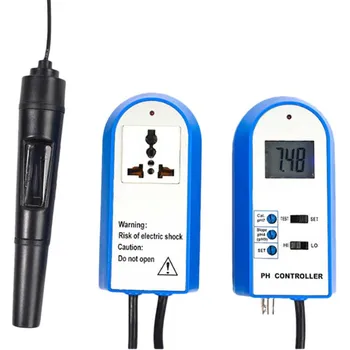 

Digital Aquarium On-Line PH Controller with 0.00 - 14.00PH Controlling Meter Tester Device Controller Monitor US Plug