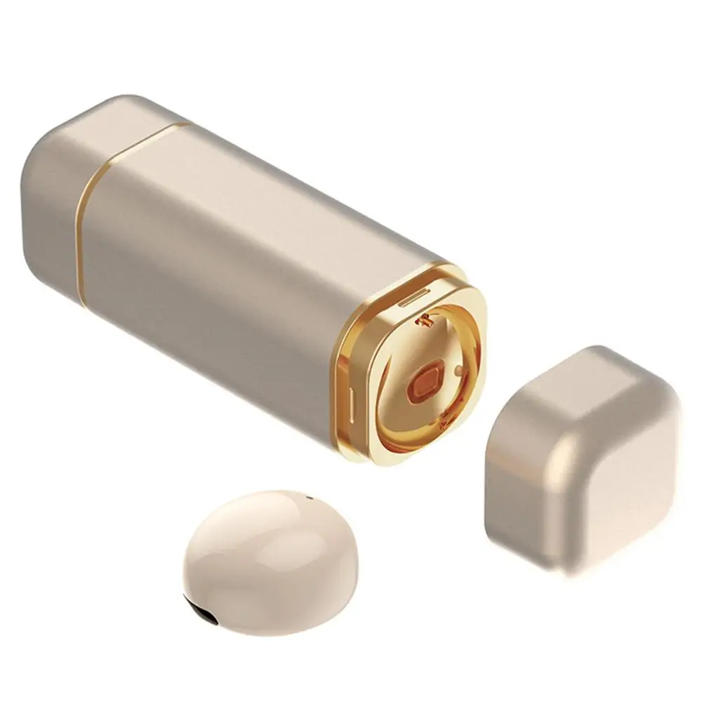 Waterproof Wireless Bluetooth 5 0 Earphones Headphones in Ear Earbuds Stereo Headset with Metal Mini Charging Case