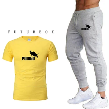 

Men's sportswear suits track pants and men's t-shirts and men's track pants men's gym running sportswear fitness clothes jogging