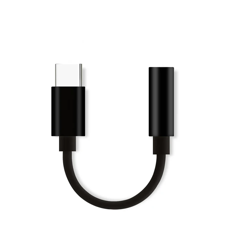 USB 3,1 Тип C до 3,5 мм разъем для наушников адаптер тип-c аудио кабель конвертер для Xiaomi mi 6/7/mi x 2 2 S/6X вызов/дистанционное управление