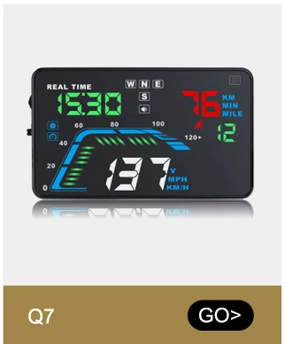 HUD Дисплей автомобиля gps Спидометр дисплей автомобиля превышение скорости gps-сигнализация HUD установка авто регулировка яркости км/ч MPH