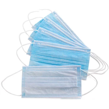 

30pcs /pack Facial Care Mask Non-woven Elastic Ear Loop 3 Layers Materials Mask Skin Care Safety Facial High Density Layer