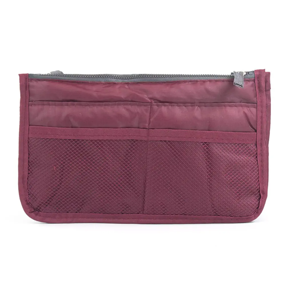 Korean Simple Portable Double Zipper Cosmetic Bag Multi-Function Toiletries Storage Bag Finishing Storage Bag