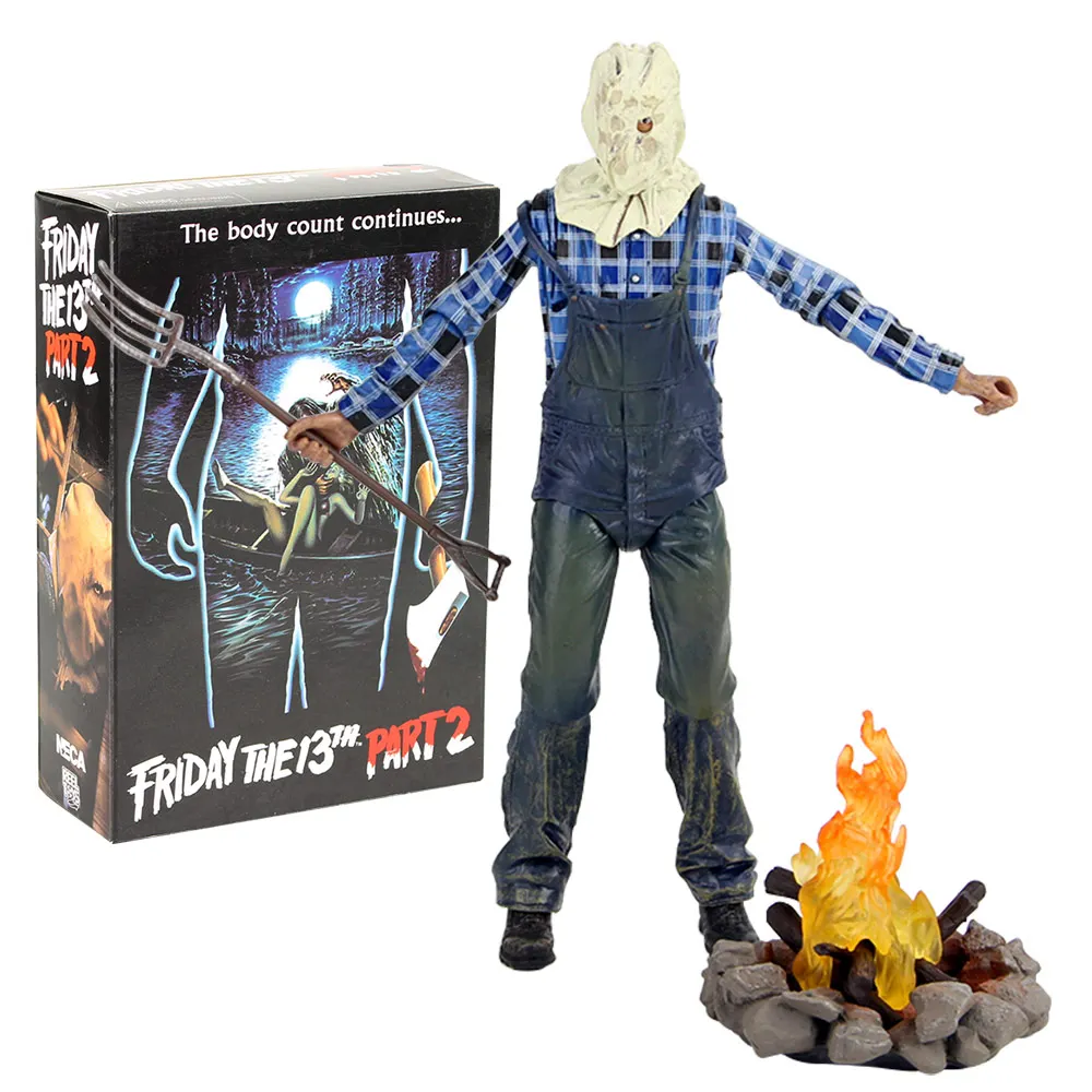 19 см NECA пятница 13th Джейсон игрушечных пластиковых экшн фигурок из фигура | Игровые фигурки и трансформеры -4000211306134