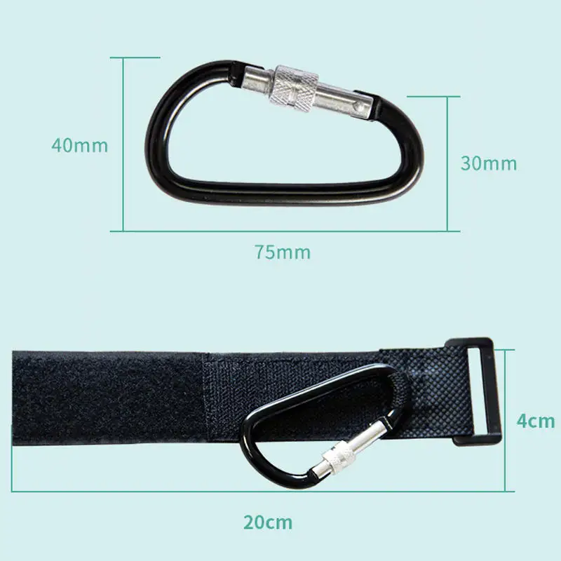 Balleenshiny 1pc Baby Stroller Hooks Wheelchair Stroller Pram Carriage Bag Hanger Hook Shopping Bag Clip Stroller Accessories