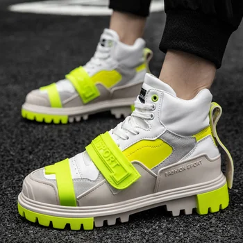 

Autumn New Men's Casual Boots Comfortable Outdoor Trend Men Shoes Fashion Winter Outdoor Sneakers Non-slip Man Walking Shoes