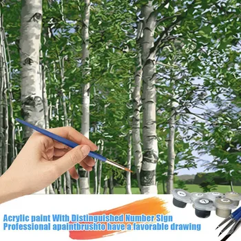 

Frameless Landscape DIY Painting By Numbers Kits Hand Painted Oil Painting Acrylic Picture Home Decoration 40x50cm#g30