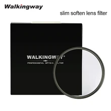 Walkingway Camera Pro Mist Filter Soft Focus Lens Filter 52/55/58/62/67/72/77/82mm Dreamy Hazy Diffuser for Digital DSLR Camera