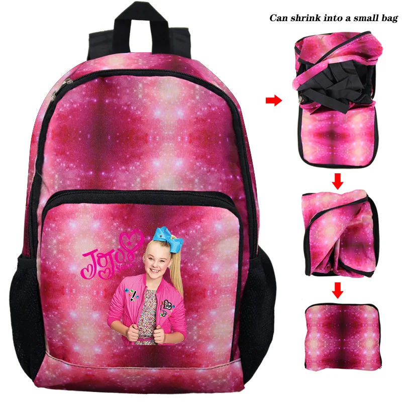 photo colour Дети Jojo Siwa рюкзак для девочек школьная сумка супер звезда школьный персональный книга сумки печать mochila большой емкости Bolsa - Цвет: photo colour