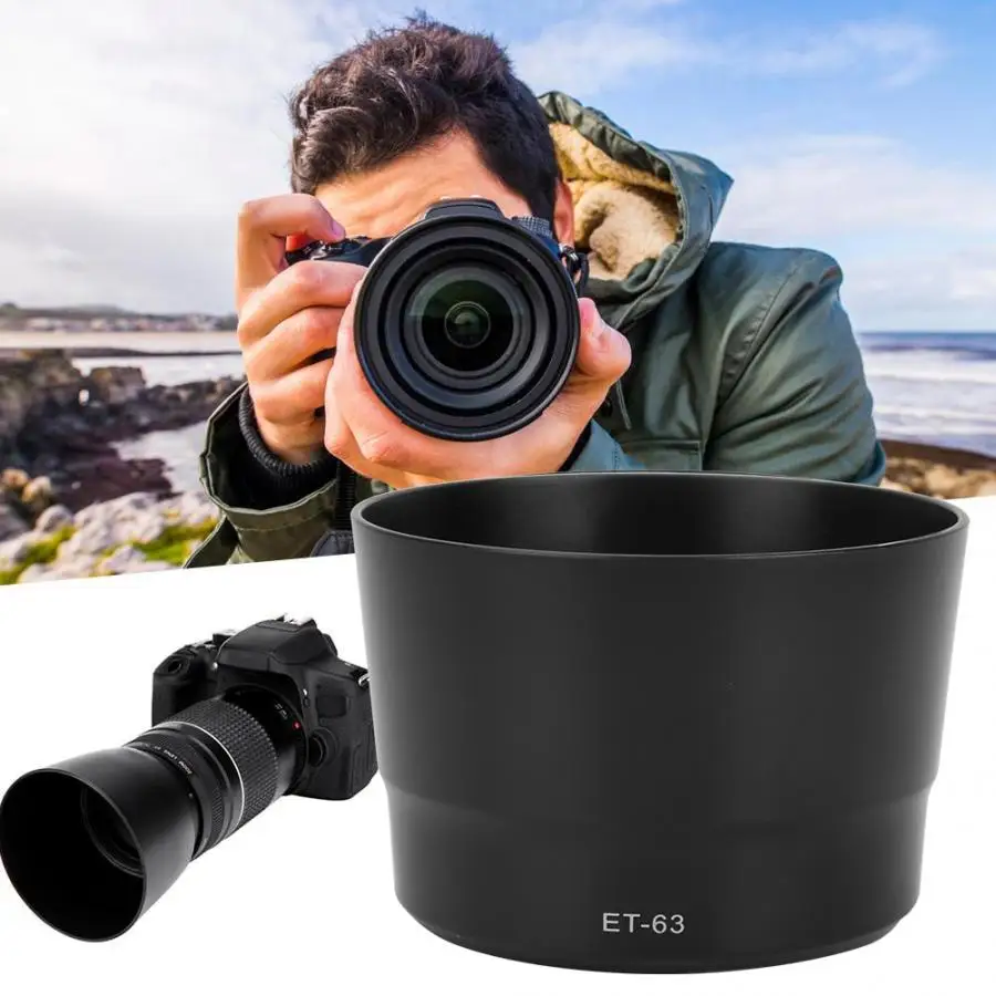 ET-63 бленда для объектива камеры 58 мм для Canon EF-S 55-250 мм F/4-5,6 IS STM
