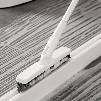 

Extendable Bathroom Cleaning Brush Tile Gap Floor Bristle Long Handle Wash Toilet Toilet to Blind Angle Floor Tiles Brush