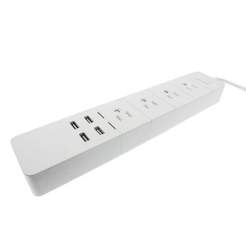 

American Standard Wireless Socket WiFi Smart Power Strip Remote Control Plug-In Board Timer Switch with USB Socket(US Plug)