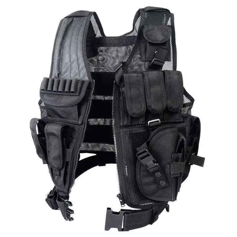 

ZHENDUO Gel Blaster Tactical Vest for Airsoft, Paintball, CS, Skirmish Outdoor safety protective clothing