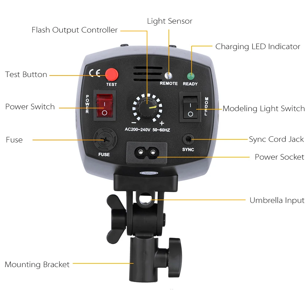 GODOX K-150A Portatile мини-Мастер Студия di Luce del Flash K150A 150WS 150 w Piccolo Studio Fotografia 110 v/220 v