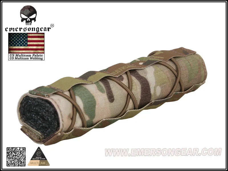 MC Emerson gear Emerson 22 см подавитель глушителя Mirage Cover Shield Sleeve глушитель чехол для страйкбола - Цвет: MC
