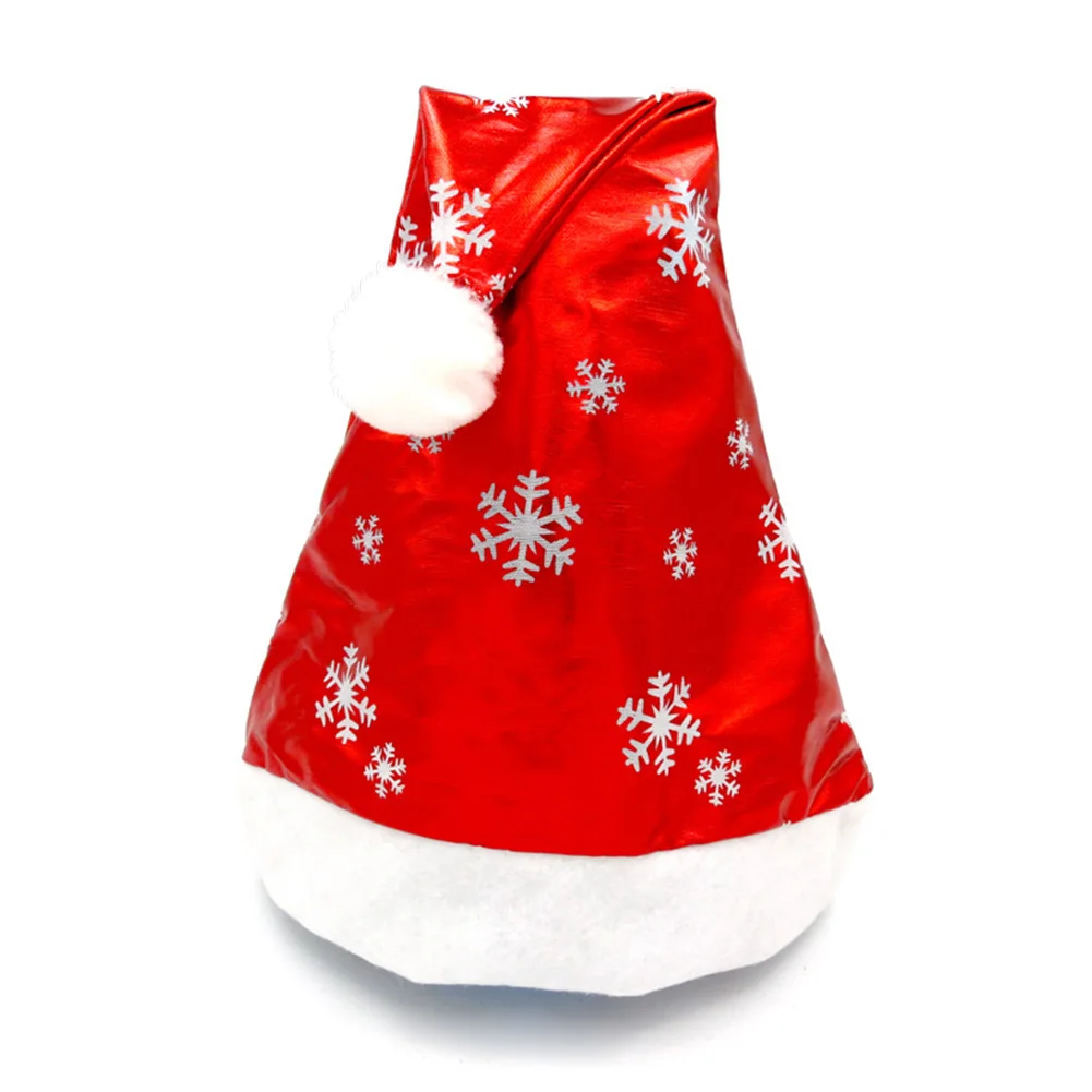 Модная Рождественская шапка унисекс со снежинками и звездами с помпоном, удобная Рождественская шапка с помпоном со снежинками/звездами