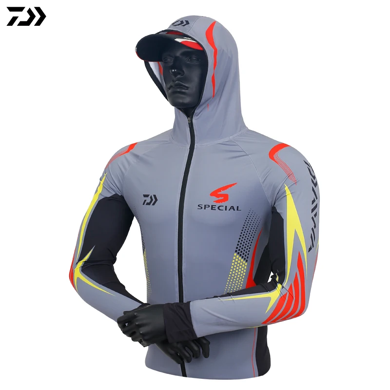 DAIWA рубашка рыболовная одежда для улицы с длинным рукавом быстросохнущая УФ