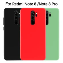 Для Red mi Note 8 Pro Чехол с жидкой силиконовой защитой мягкая задняя крышка для Xiaomi mi Note 10 Red mi K30 Note 8T 8 7 Pro 7A 8A чехол