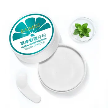 

50g Teeth Whitening Powder Cleansing Tooth Powder Remove Yellow Teeth Tooth Stains Oral hygiene :