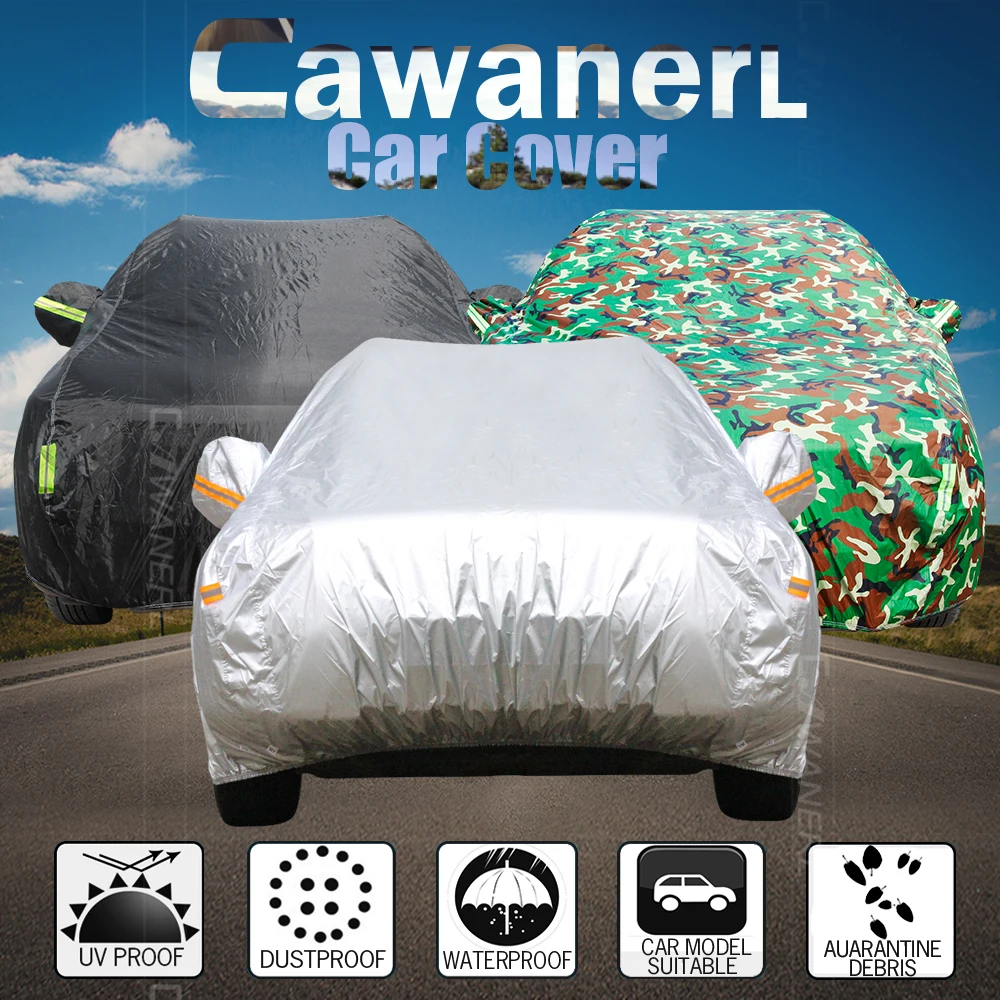 Capa do Carro Capa para Mercedes Cawanerl Pára-sol Anti Chuva Sol Neve Resistente Benz A140 A160 A170 A180 A190 A200 A210 A260 uv 7 chuva sol neve resistente capa para mercedes