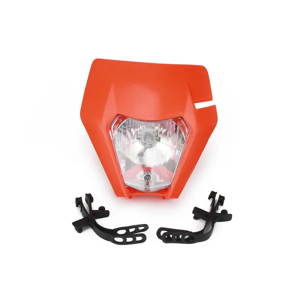 oraneg B Мотоцикл Универсальный фары Ligth Street для KTM EXC EXCF SX XC XCW MX SMR SXS 125 250 350 450 500 505 520 530 - Цвет: oraneg B