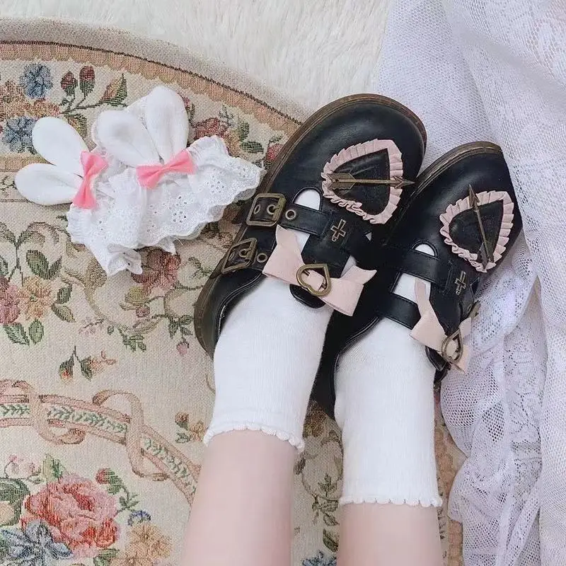 Cosplay&ware Pink Girls Kawaii Lolita Socks Cute Rabbit Ears Bowknot Japanese Gothic Lace Ruffles Stocking Cotton Cosplay -Zentai shop online H5cd99afbbbde4239bc84be75743c3e42r.jpg