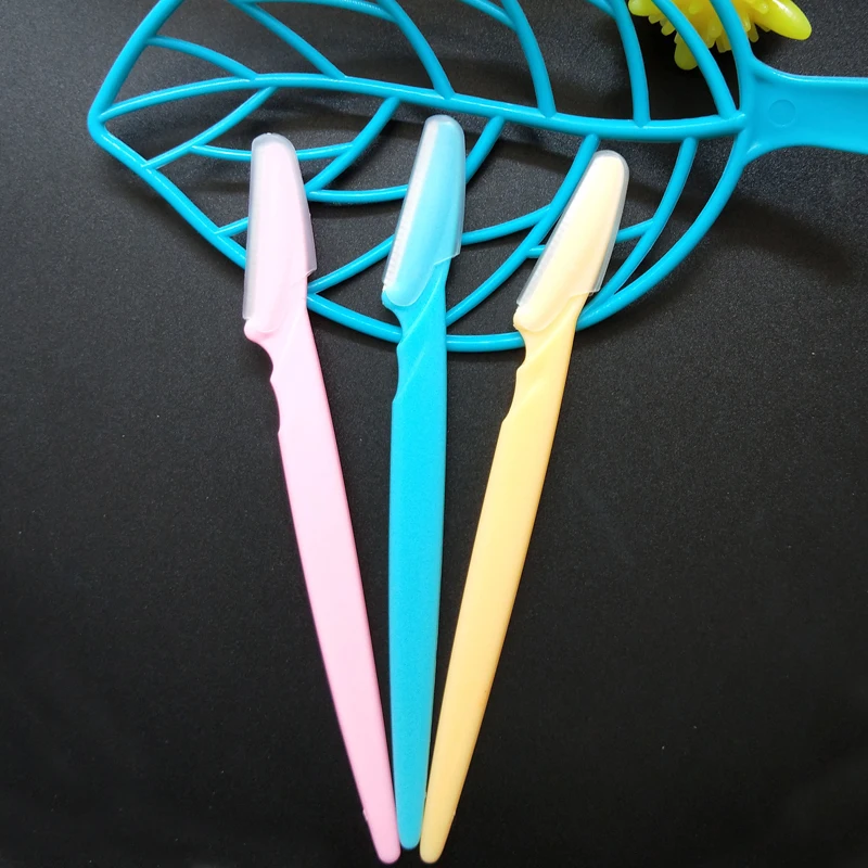 3 Pcs Small Professional Trimmer Safe Blade Shaping Knife Eyebrow Blades Face Hair Removal Scraper Shaver Makeup Beauty Tools