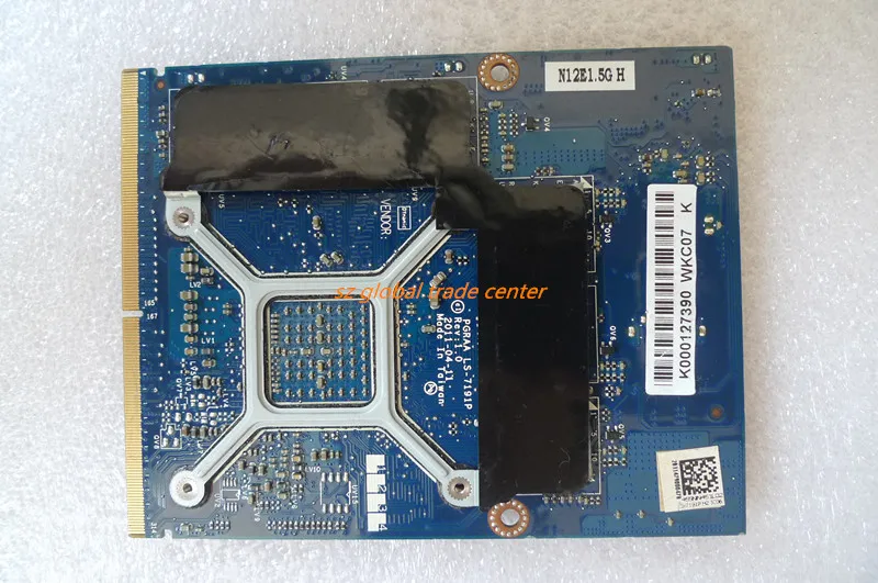 Ideal Original GTX560M GTX 560M 1.5 GB FOR X770 X775 Laptop graphics Video Card K000127390 LS-7191P