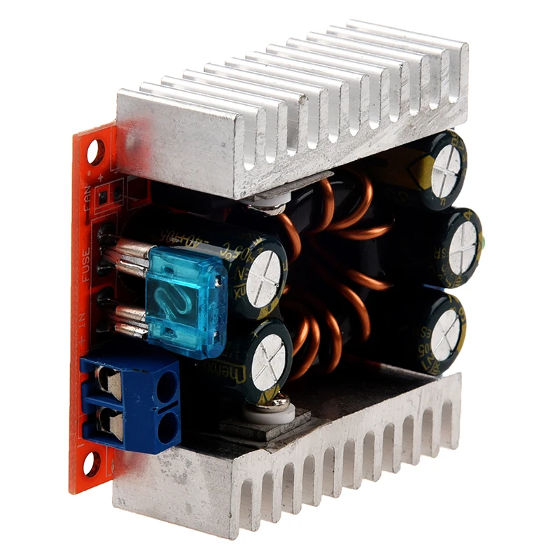 Горячая DC/DC 15A понижающий регулируемый 4-32 в 12 В до 1,2-32 в 5 В понижающий модуль преобразователя