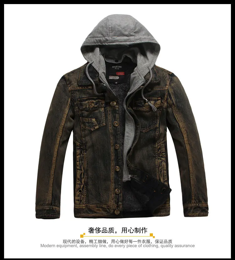Мужские s куртки Уличная chaqueta hombre толстое пальто для мужчин топы 3Xl зимняя теплая флисовая Повседневная джинсовая куртка мужская верхняя одежда пальто для мужчин