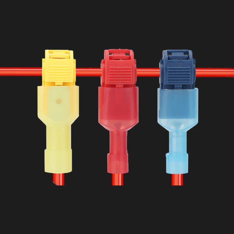 T-type non-broken wire terminal lamp quick connector splitter clamp parallel device wiring artifact | Обустройство дома