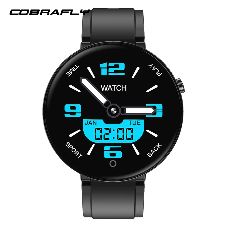 умные часы Cobrafly DT18 смарт мужские с измерением давления спортивные для мужчин