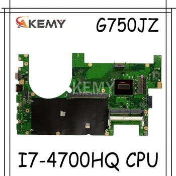 

Akemy G750JZ Onboard I7-4700HQ CPU mainboard For Asus G750JZ G750JS G750J laptop motherboard 60NB04K0 100% Tested free shipping