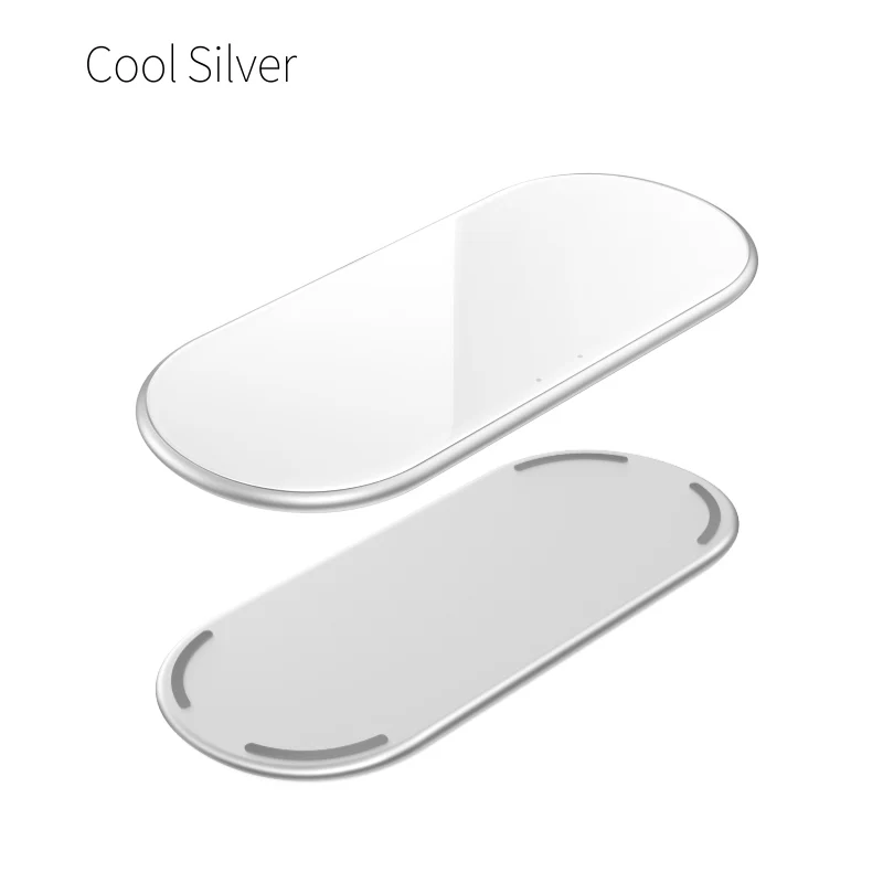 white 1 pack QI 15 Вт Беспроводное зарядное устройство SIKAI QC 3,0 Быстрая зарядка USB C для Apple samsung huawei телефон двойной 30 Вт - Тип штекера: white 1 pack