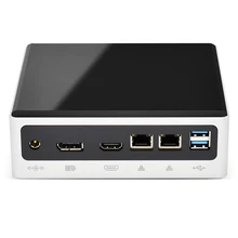 Intel i7-10510U i5 10310u quad core mini pc 2 * ddr4 2 * lan m.2 nvme v310 nuc win 10 wifi hdmi computador fino uhd gráficos 4k caixa de tv
