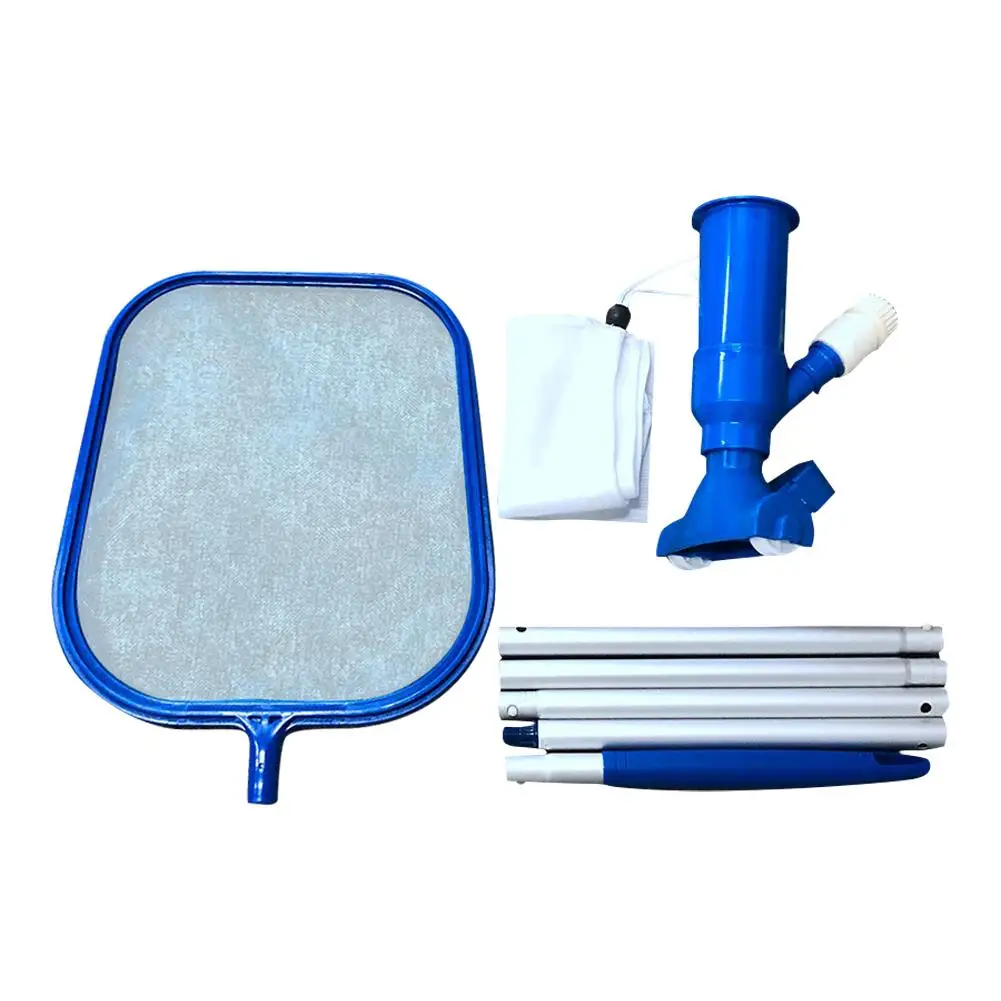 

Professional Swimming Pool Maintenance Kit Leaf Skimmer Rake Net Cleaning Tool Set for Swimming Pool Pond