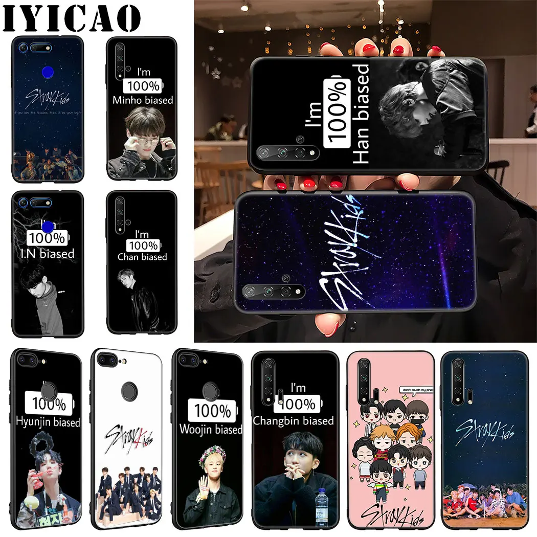 IYICAO I'm Stray Kids Signature Soft Phone Case for Huawei Honor 9X 20 Pro 7A 7C 7X 8 9 10 Lite 8X 8C Note View |