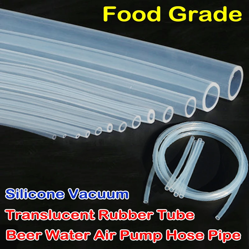 Milk Flexible Clear Food Grade Silicone Tube Translucent Soft Rubber Hose Pipe 